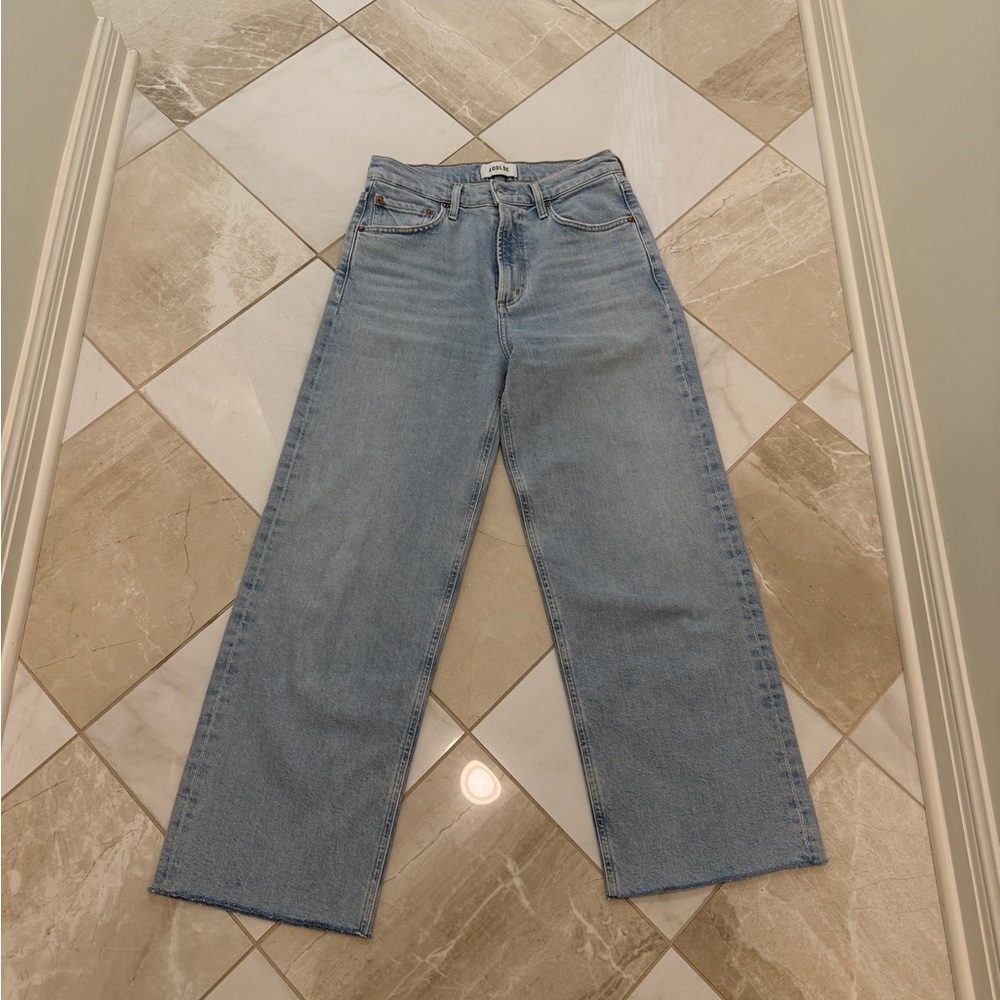 Agolde Denim Style: REN Light Wash Jeans